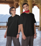 Black Basic Oversized T-Shirt 1