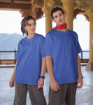 Blue Basic Oversized T-Shirt 1