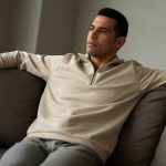 Aalamey Basic Quarter-Zip Sweatshirt – Claret