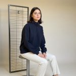 Aalamey Basic Quarter-Zip Sweatshirt – Claret