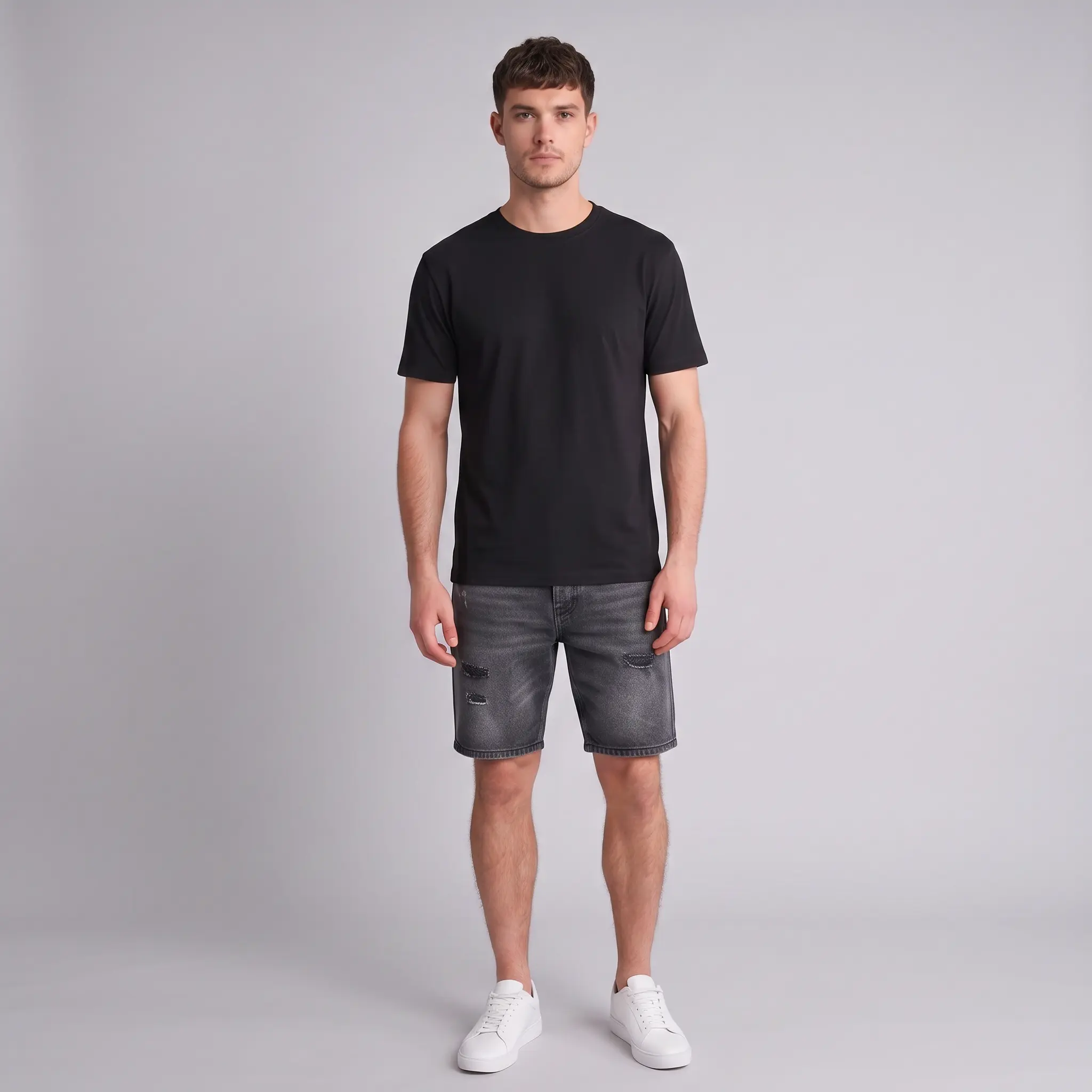 Black Regular Fit T-Shirt 4