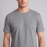Matte Silver Regular Fit T-Shirt