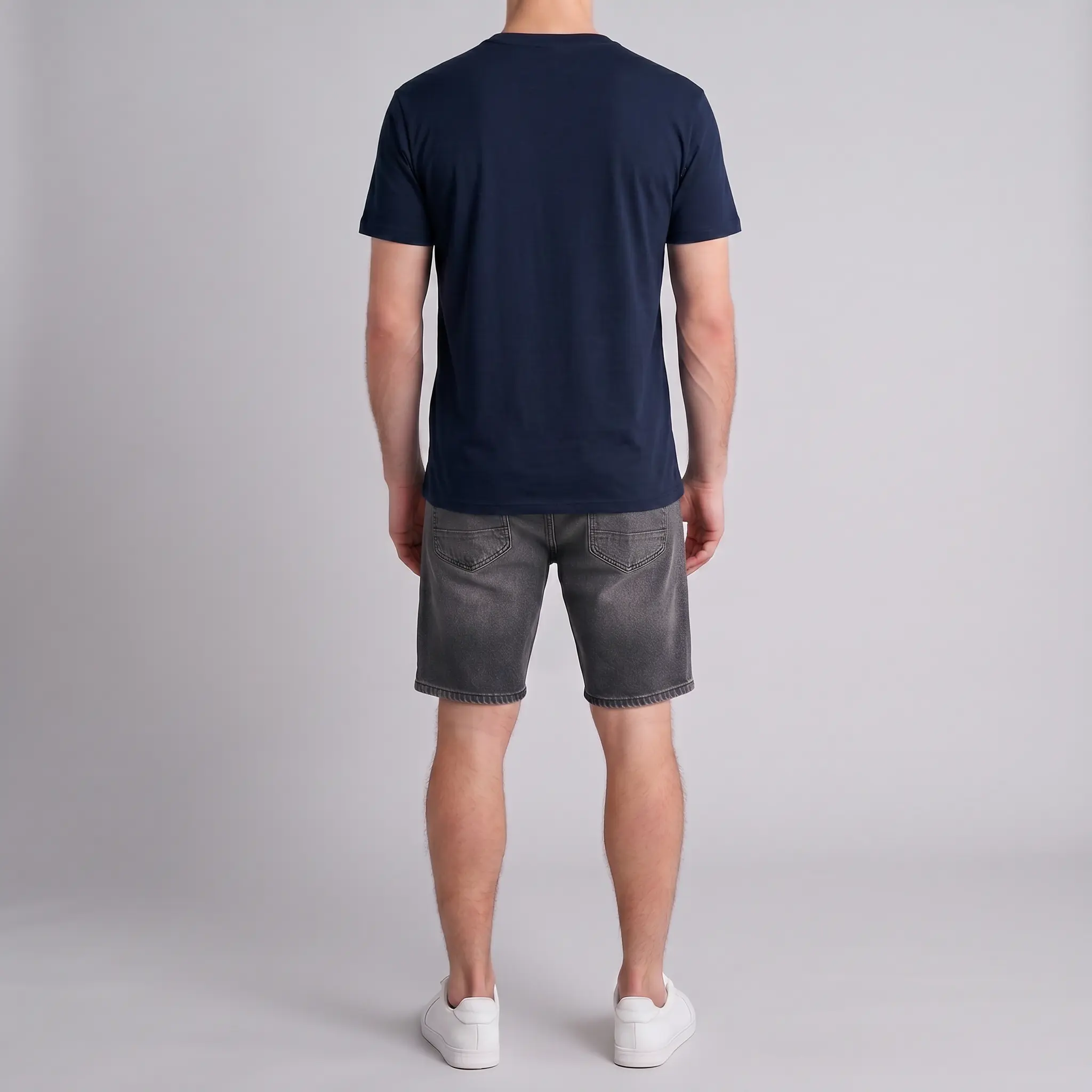 Navy Blue Regular Fit T-Shirt 4