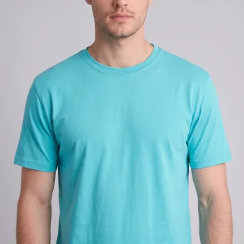 Sky Blue Basic Regular Fit T-Shirt