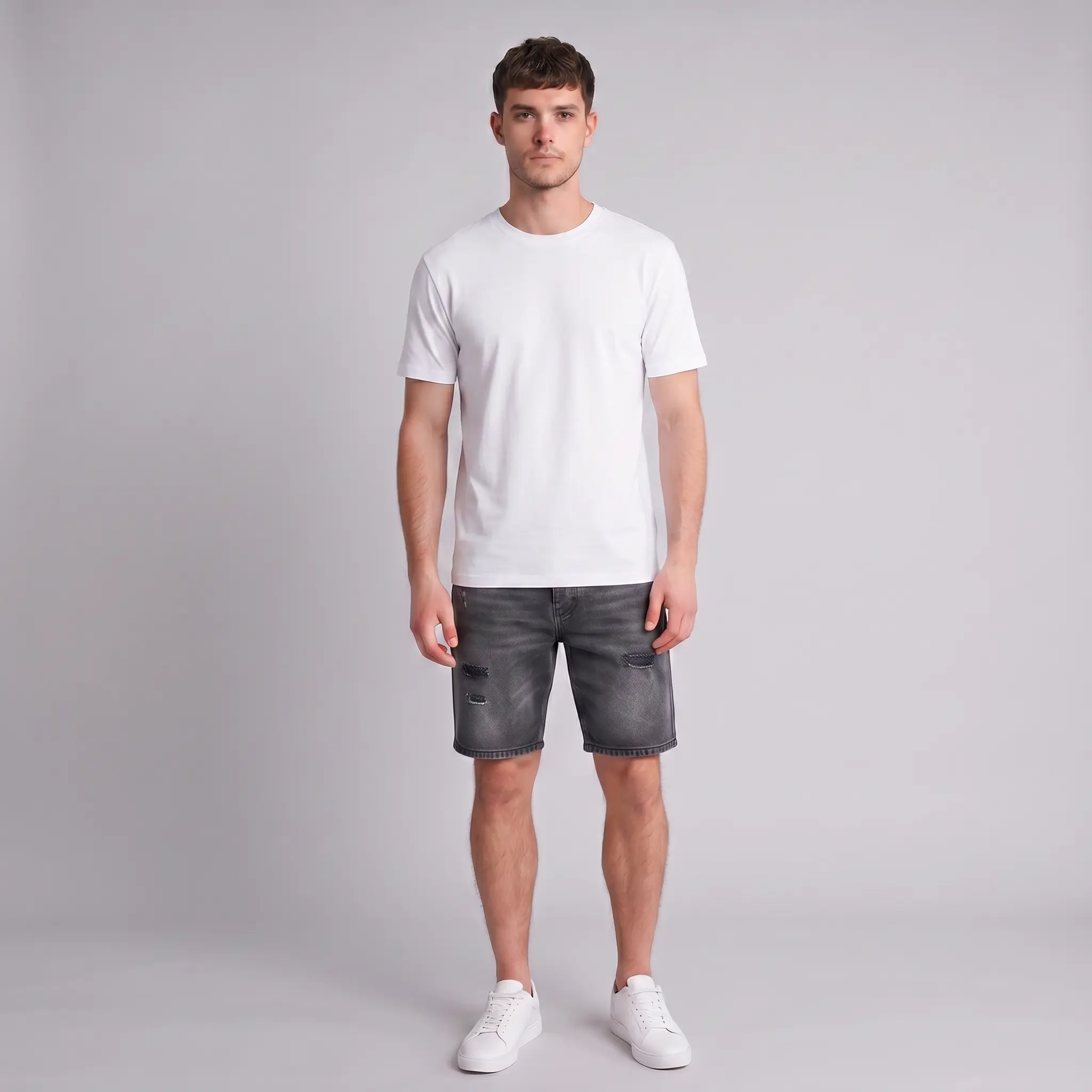 White Regular Fit T-Shirt 2
