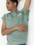 Pull&Bear STWD star T-Shirt in Turquoise