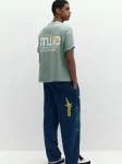 Pull&Bear STWD star T-Shirt in Turquoise